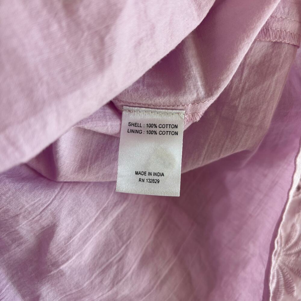 Lovers + Friends x Jetset Christina Dallas Lavender Eyelet Smocked Mini Dress XS - Picture 10 of 10